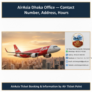 AirAsia Dhaka Office - Contact Number, Address, Hours