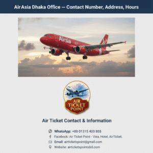 AirAsia Dhaka Office - Contact Number, Address, Hours