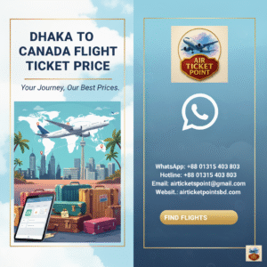Dhaka to canada flight ticket price