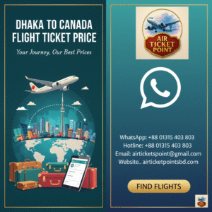 Dhaka to canada flight ticket price