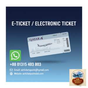 E ticket Qatar Airways