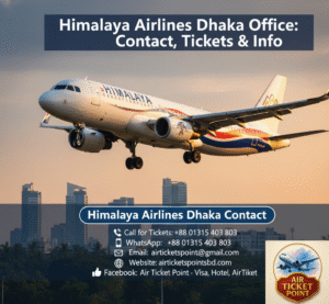 Himalaya Airlines Dhaka Office Contact Number Address |Ticket Booking