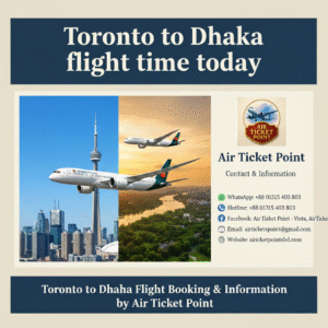Toronto to Dhaka flight time today