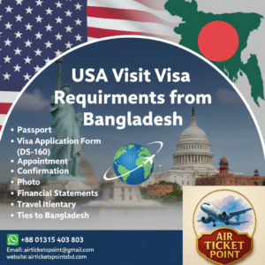 USA visit visa requirements from Bangladesh