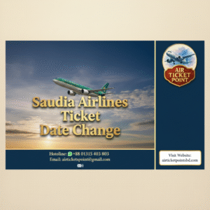 Saudia Airlines Ticket Date Change