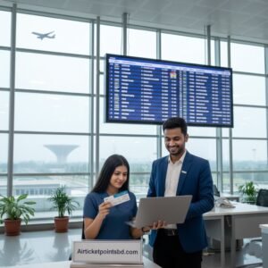 “Bangladesh to Europe flight ticket booking assistance at Dhaka airport by airticketpointsbd travel consultant”