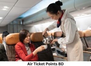 Premium onboard service by air hostess for Dubai air ticket from Dhaka passengers