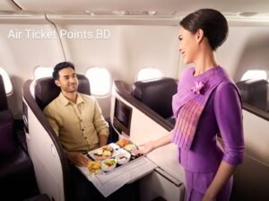 Onboard assistance by air hostess for Dhaka to Malaysia flight travelers