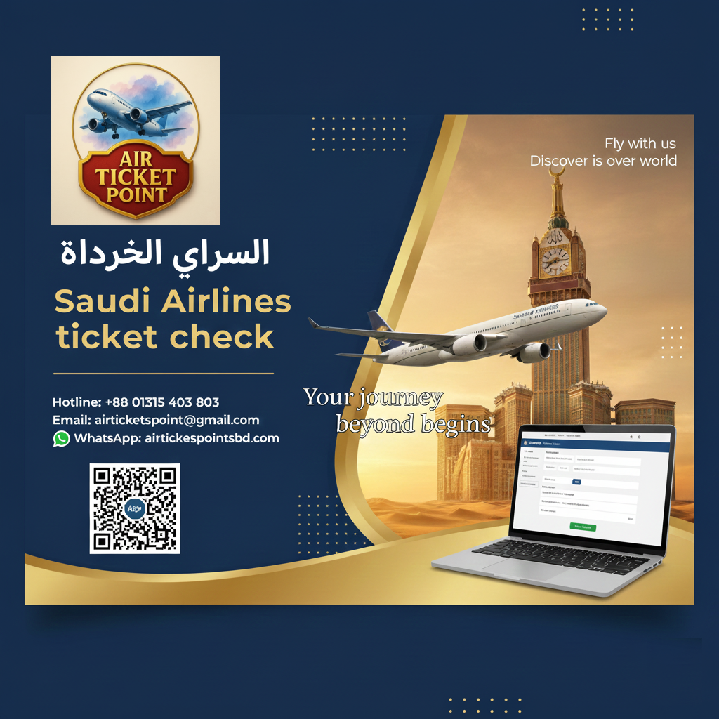 Saudi Airlines ticket check | Agency +8801315403803