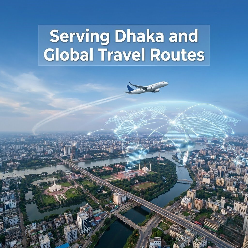 Cheap flight ticket Bangladesh booking support showing clear fare details, baggage rules, and organized travel planning